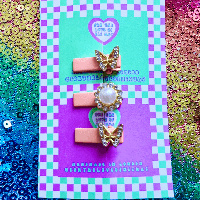 Mini glam clips