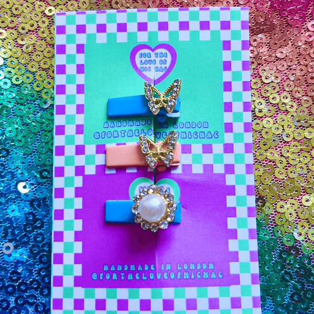 Mini glam clips