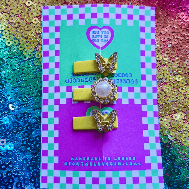Mini glam clips