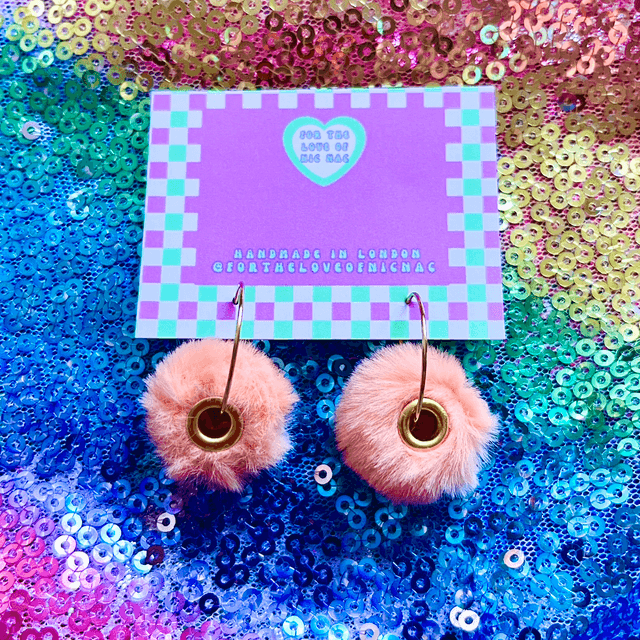 Pom Pom earrings