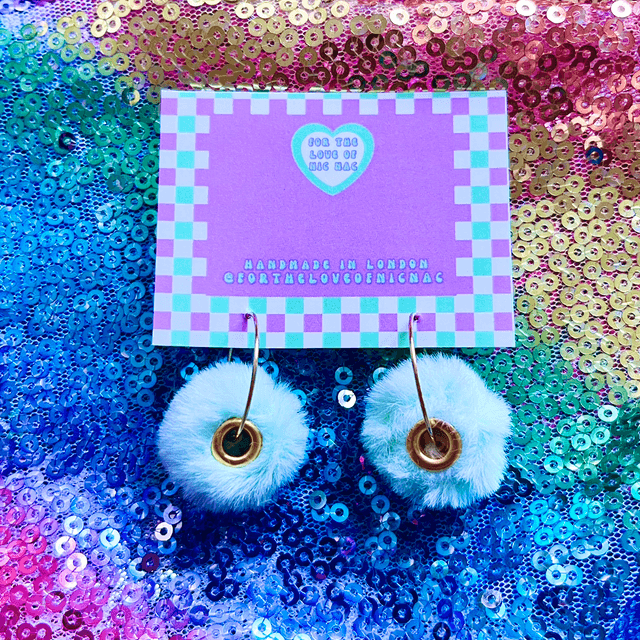 Pom Pom earrings