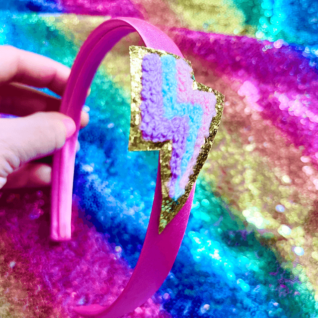 Pink hair band