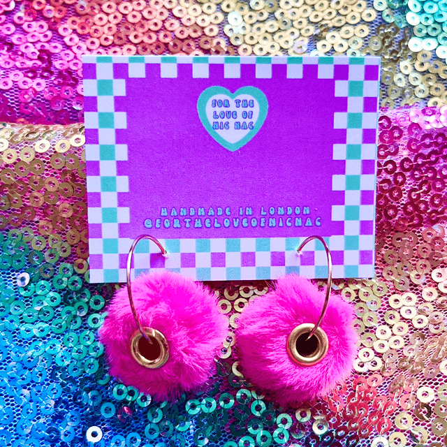Pom Pom earrings