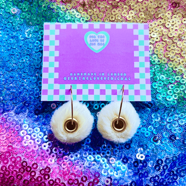 Pom Pom earrings