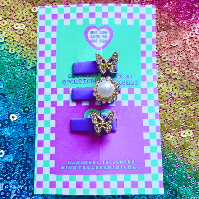 Mini glam clips